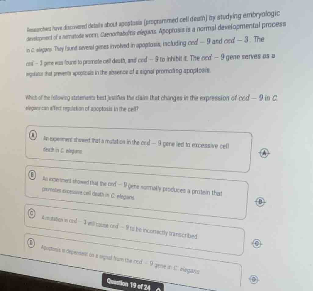 researchers have discovered details about apoptosis (programmed cell de…