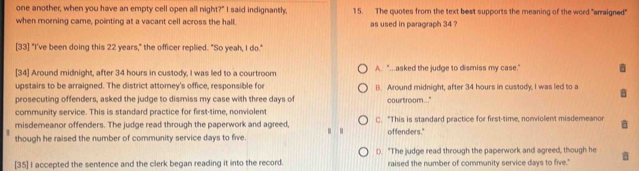 one another, when you have an empty cell open all night?\ i said indign…