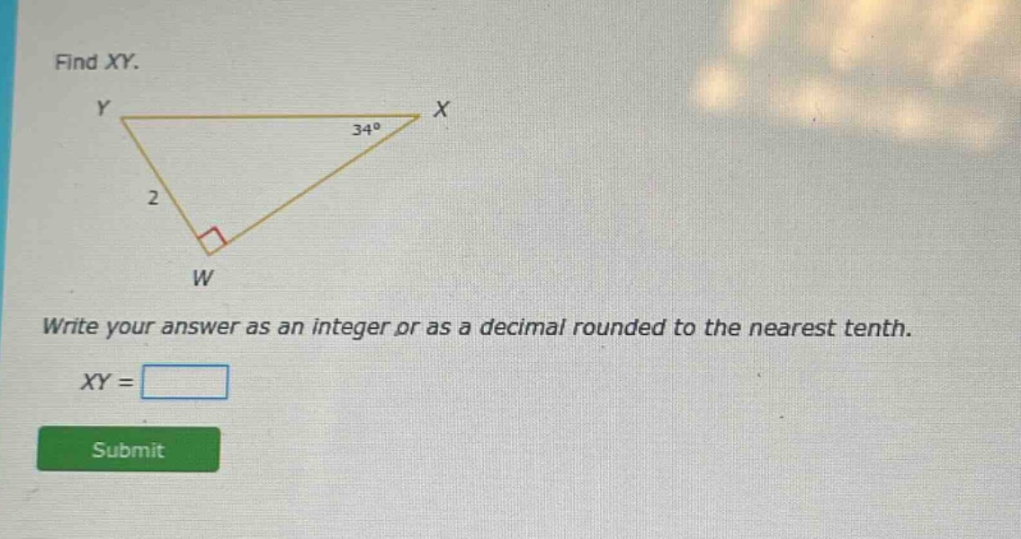 find xy. write your answer as an integer or as a decimal rounded to the…