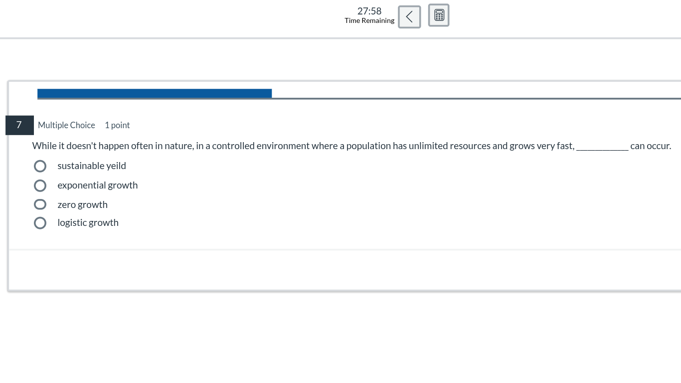 7 multiple choice 1 point while it doesnt happen often in nature, in a …
