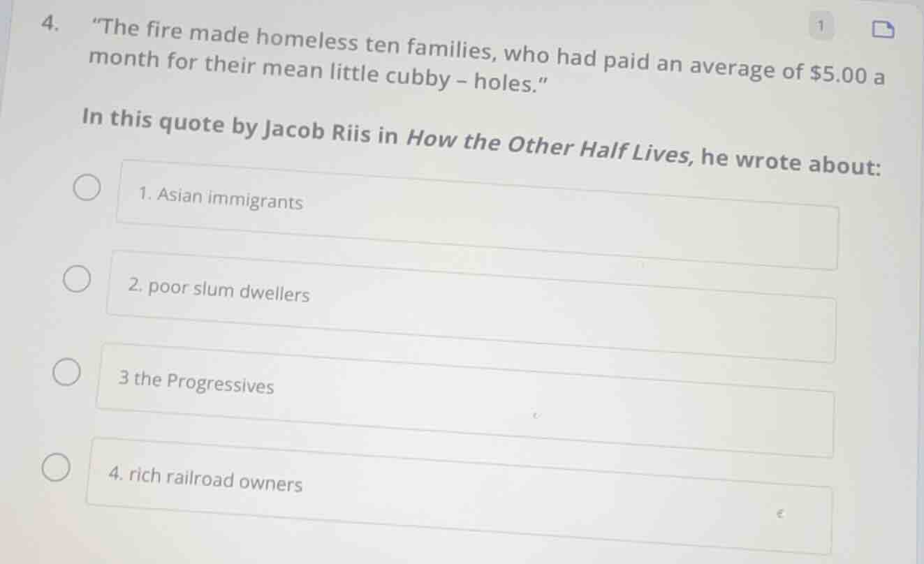4. “the fire made homeless ten families, who had paid an average of $5.…