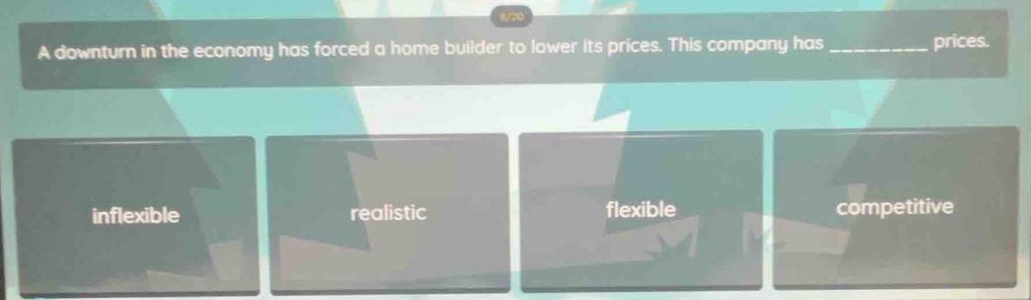 a downturn in the economy has forced a home builder to lower its prices…