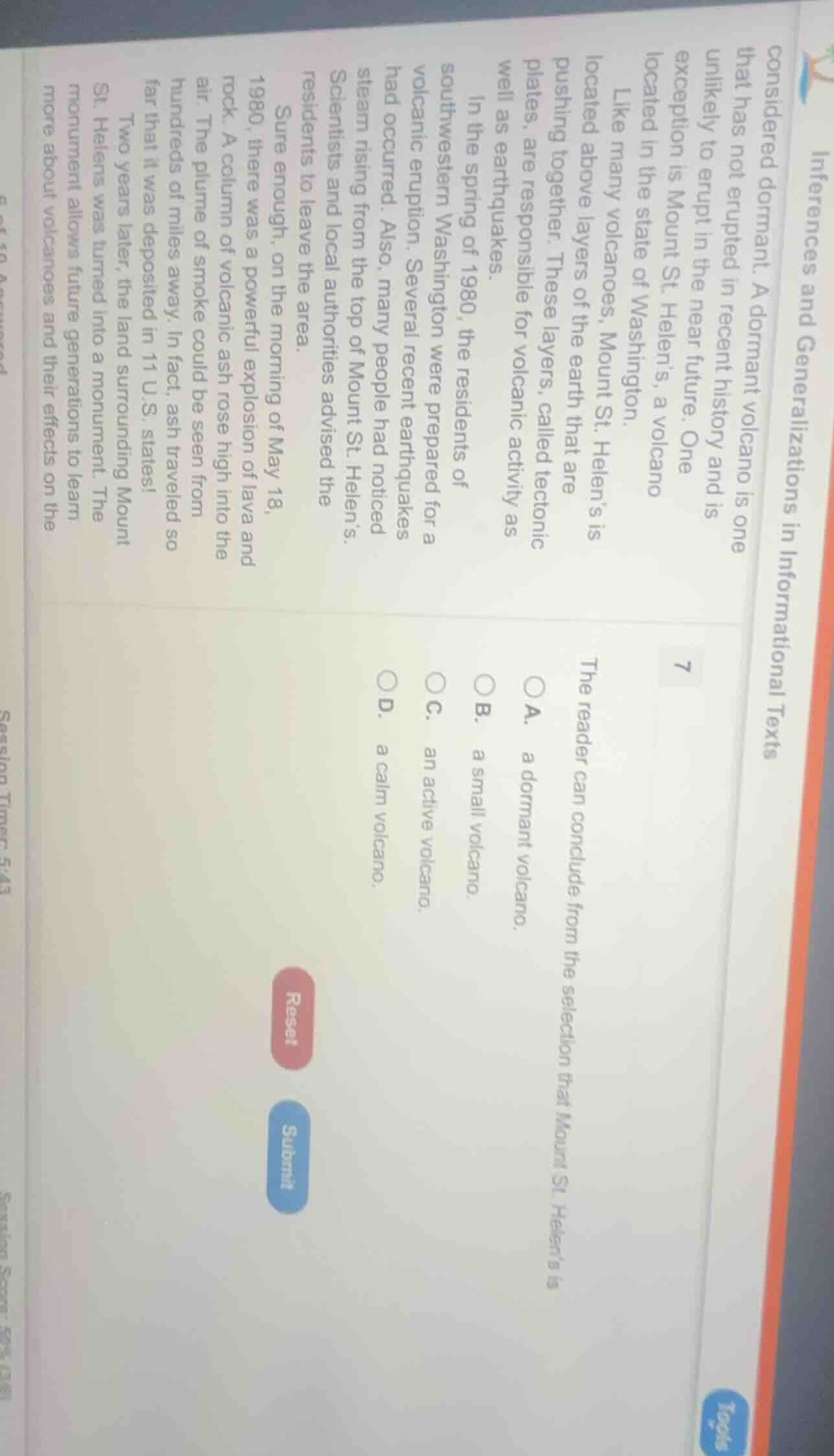 inferences and generalizations in informational texts considered dorman…