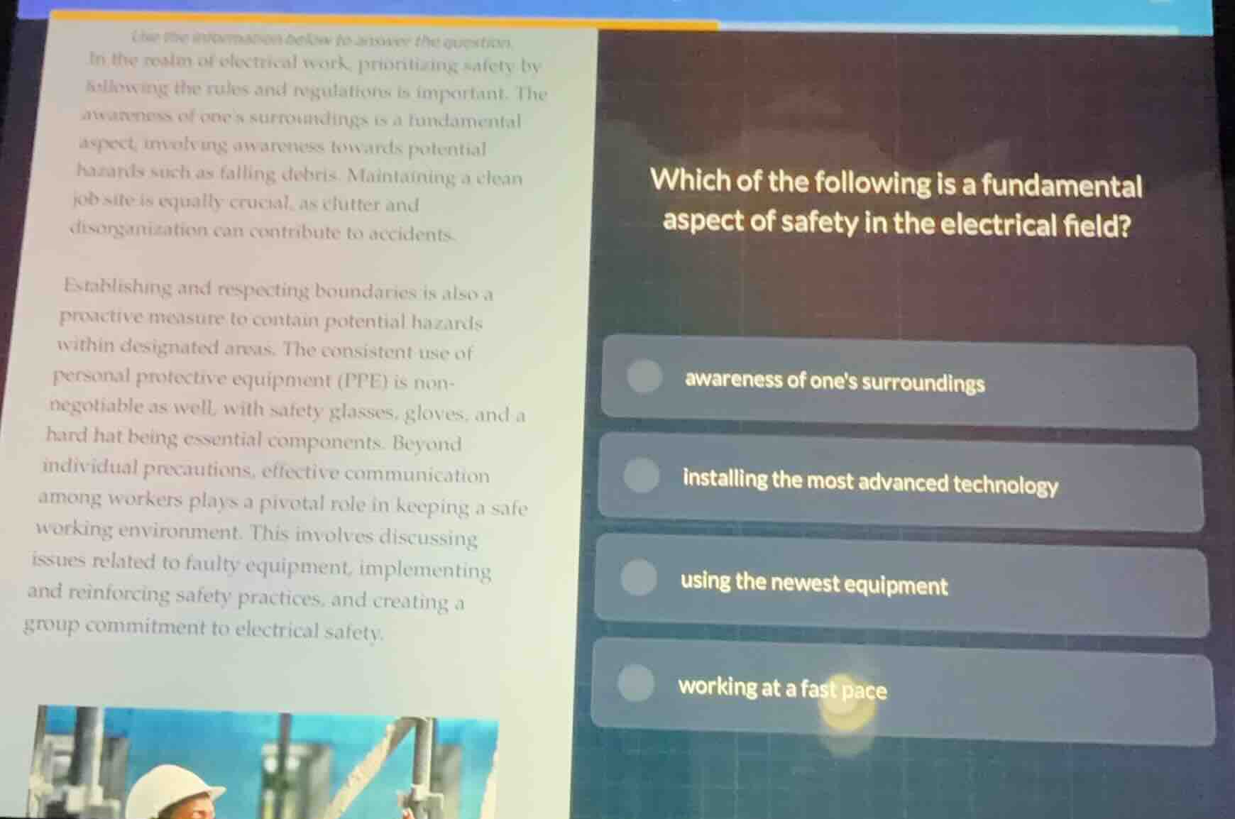 use the information below to answer the question. in the realm of elect…