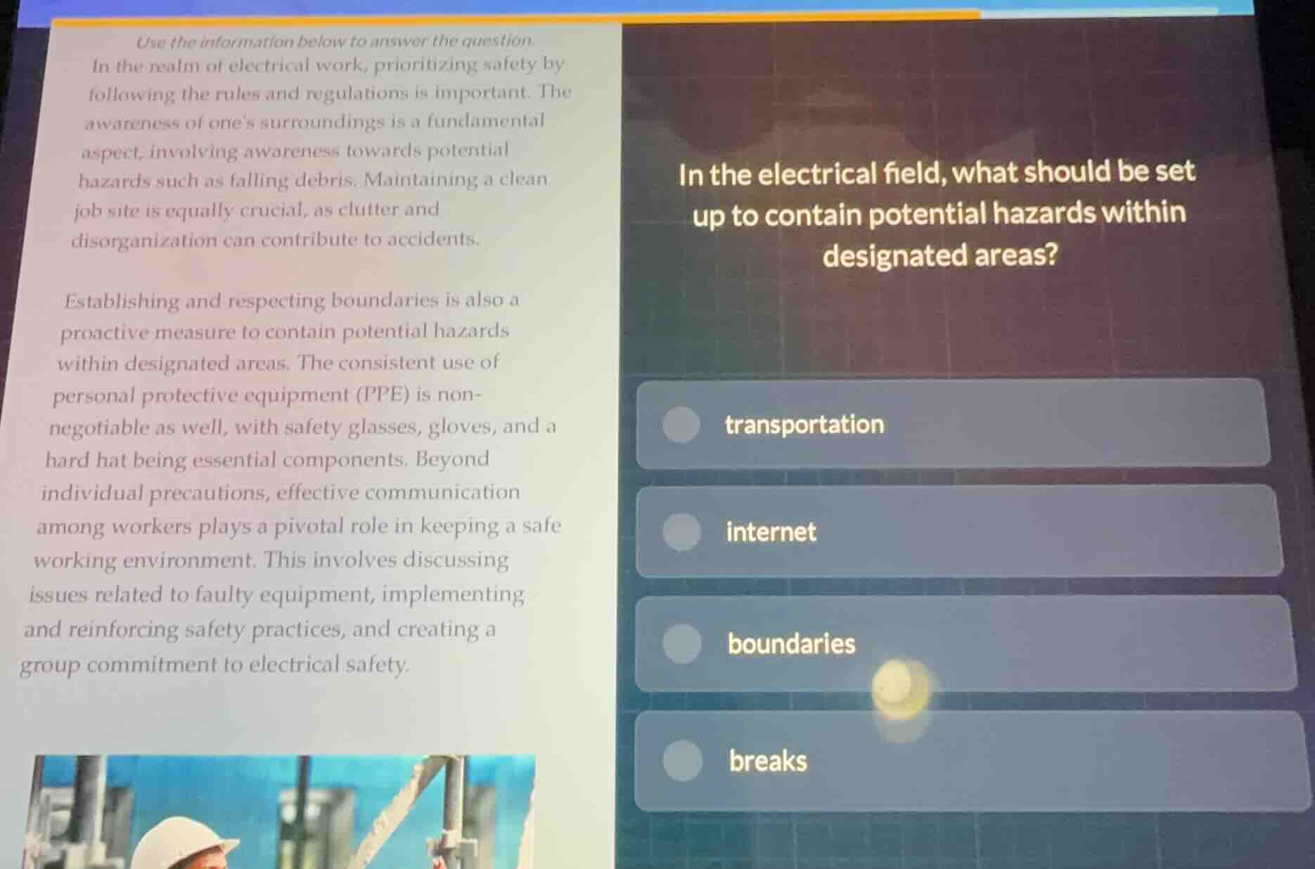 use the information below to answer the question. in the realm of elect…