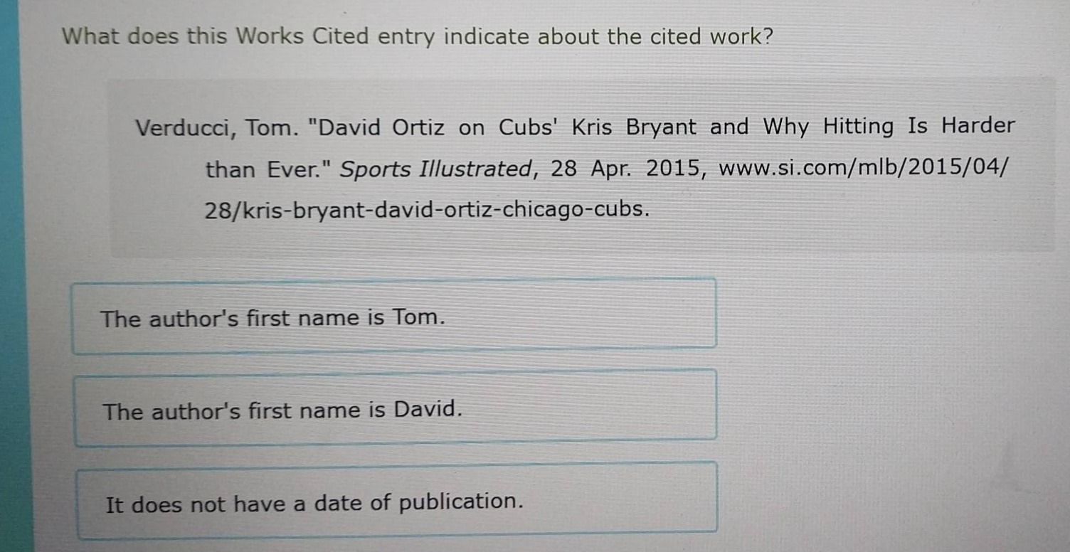 what does this works cited entry indicate about the cited work? verducc…