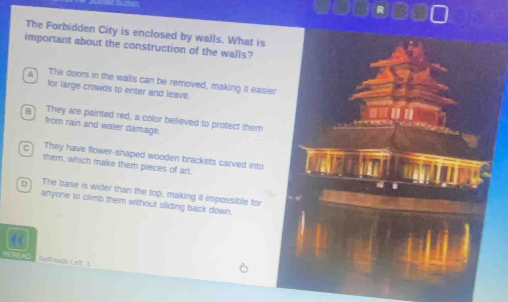 the forbidden city is enclosed by walls. what is important about the co…