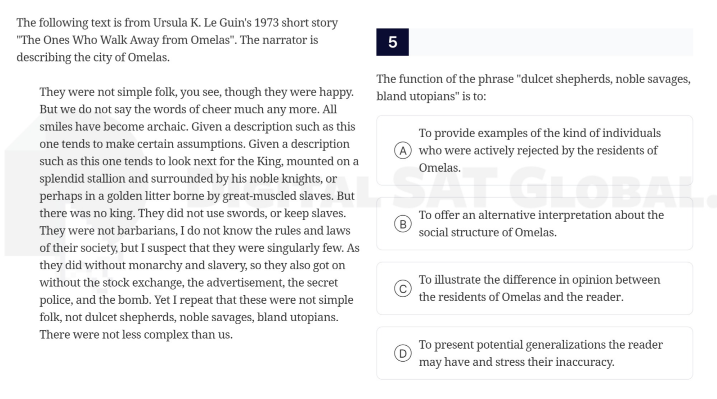 the following text is from ursula k. le guins 1973 short story the ones…