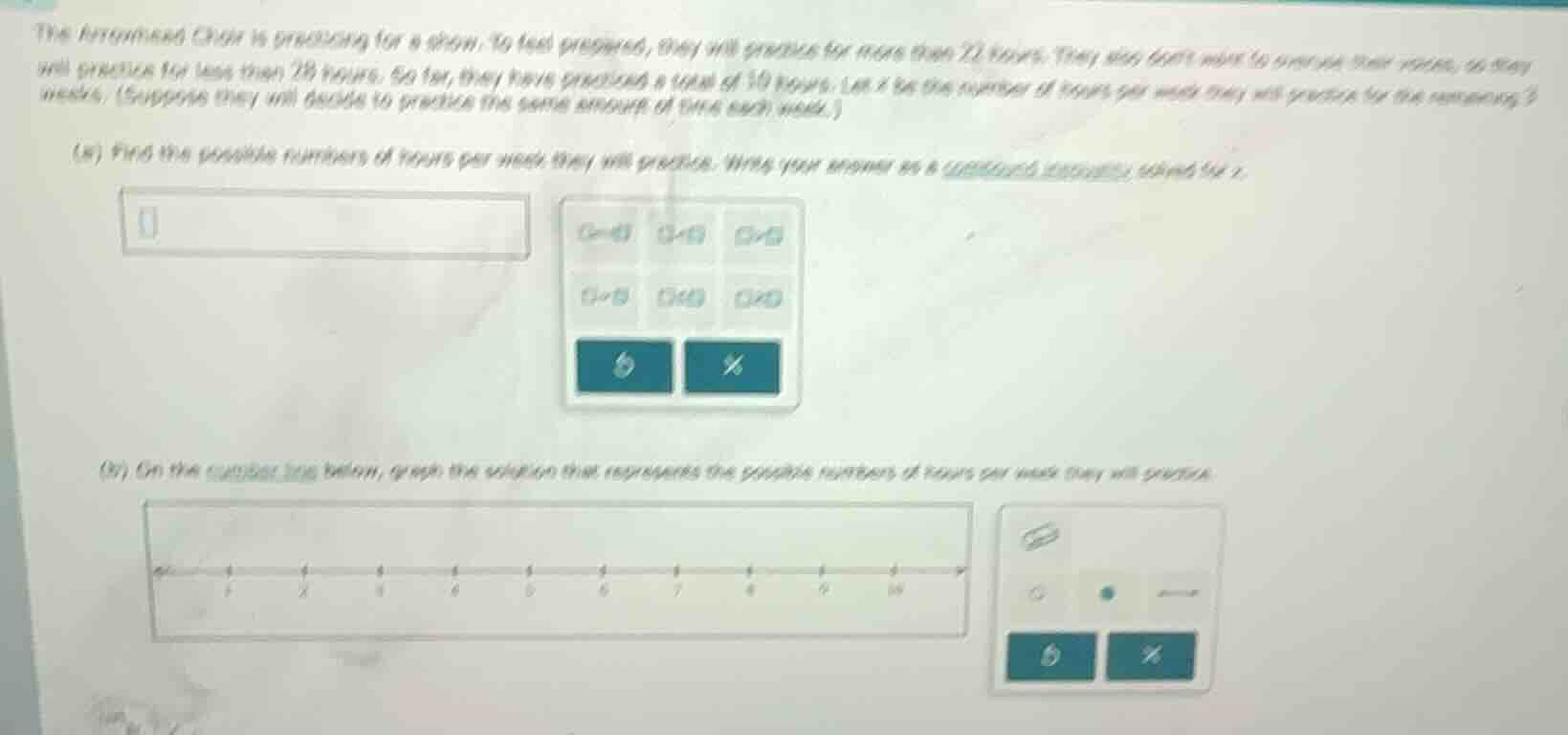 the intermixed choir is practicing for a show. to feel prepared, they w…