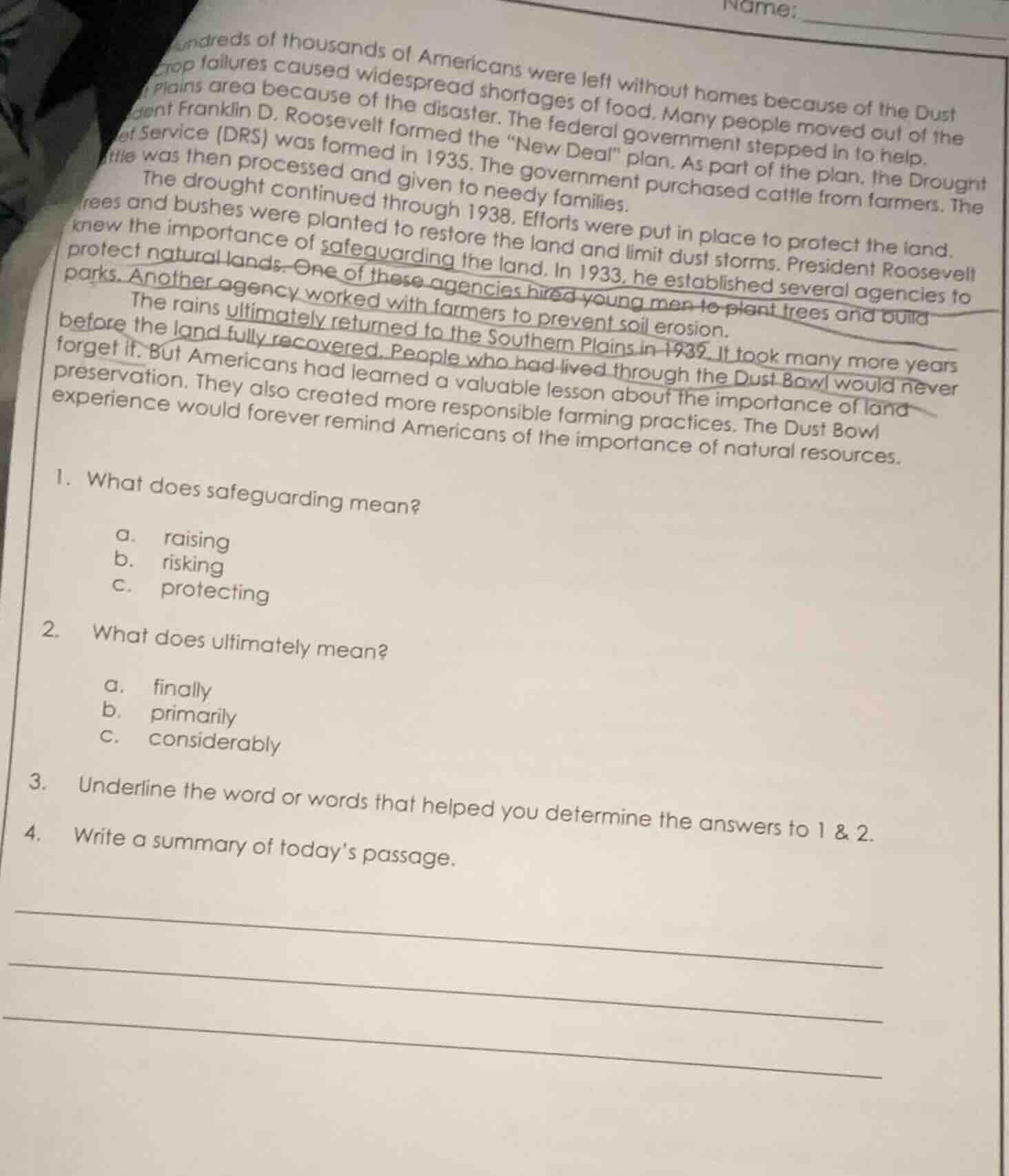 undreds of thousands of americans were left without homes because of th…