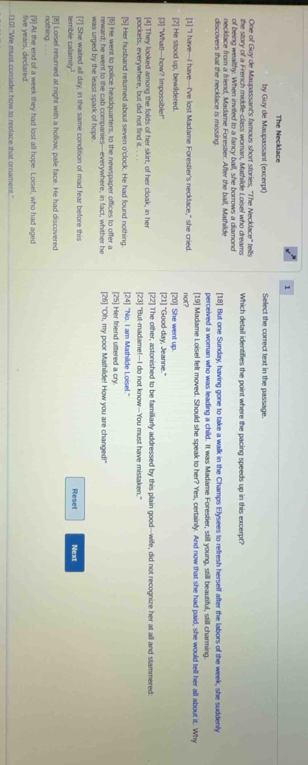 the necklace by guy de maupassant (excerpt) one of guy de maupassant’s …