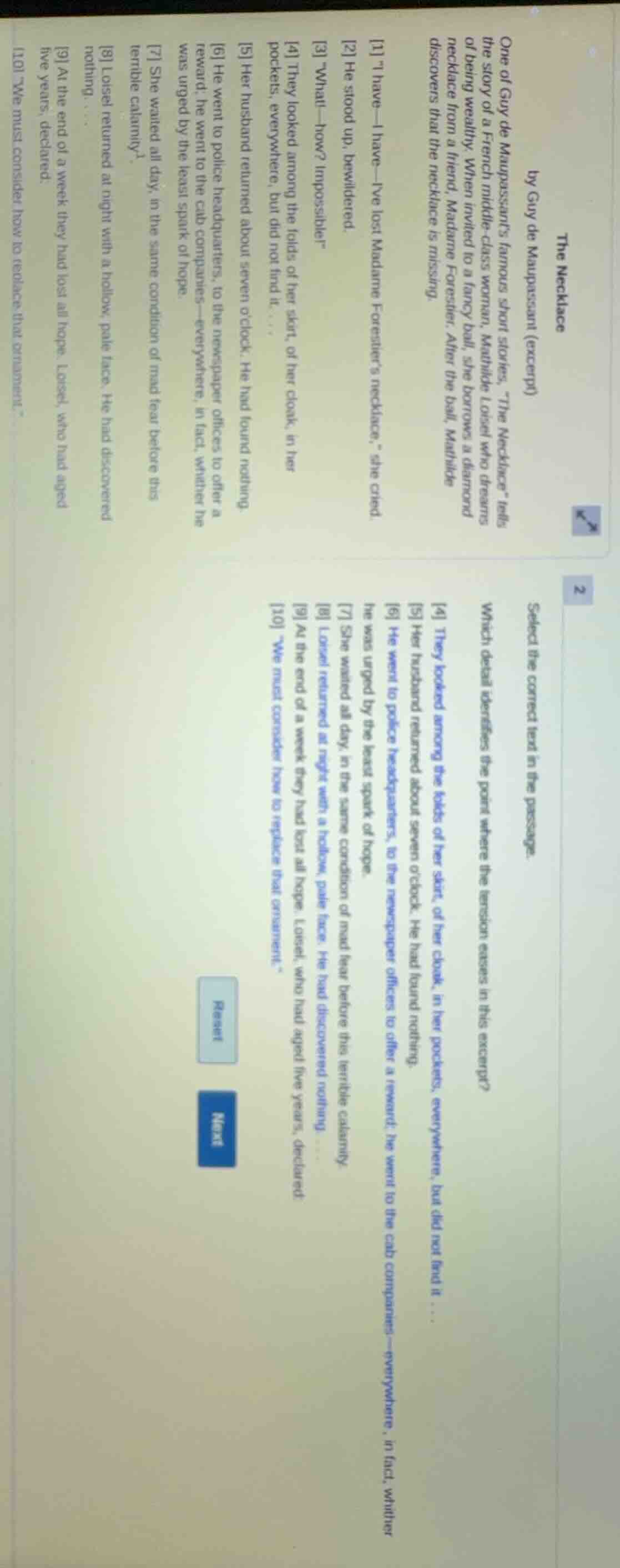 the necklace by guy de maupassant (excerpt) one of guy de maupassants f…