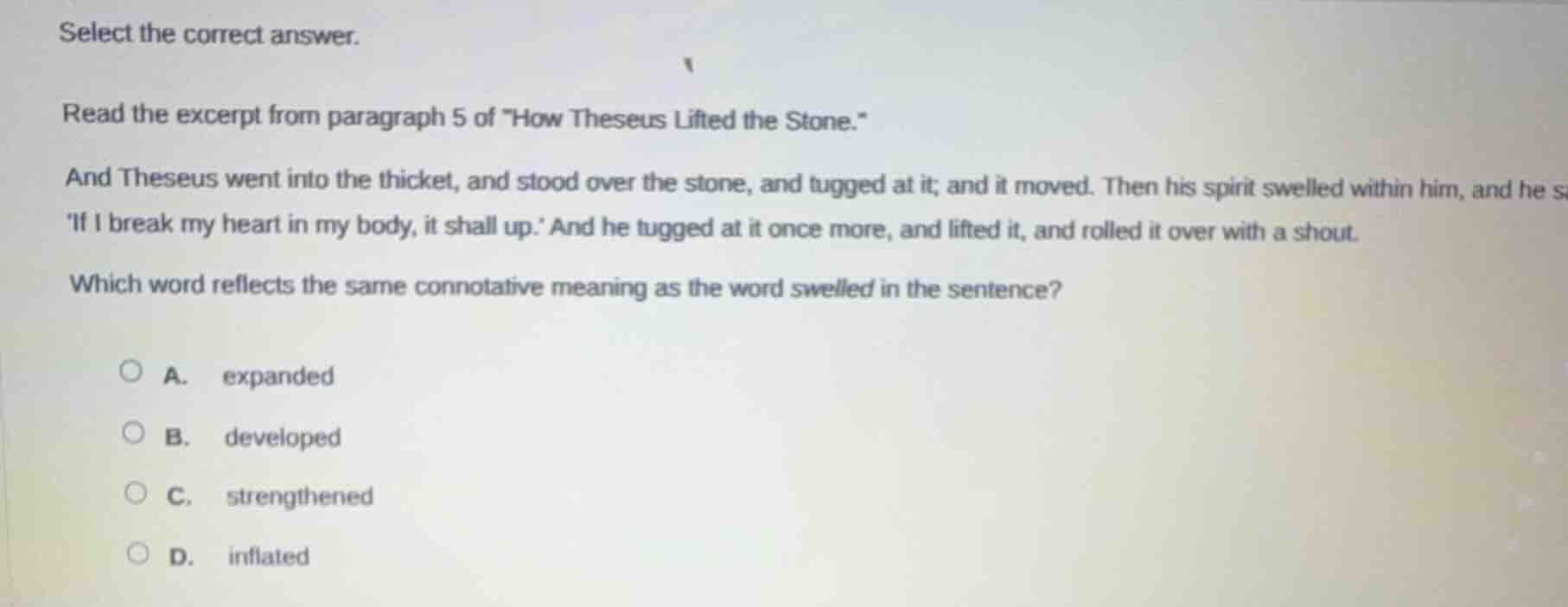 select the correct answer. read the excerpt from paragraph 5 of \how th…