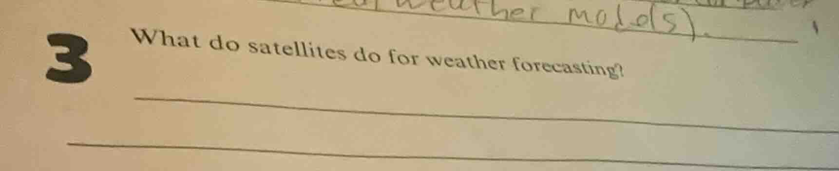 3 what do satellites do for weather forecasting?