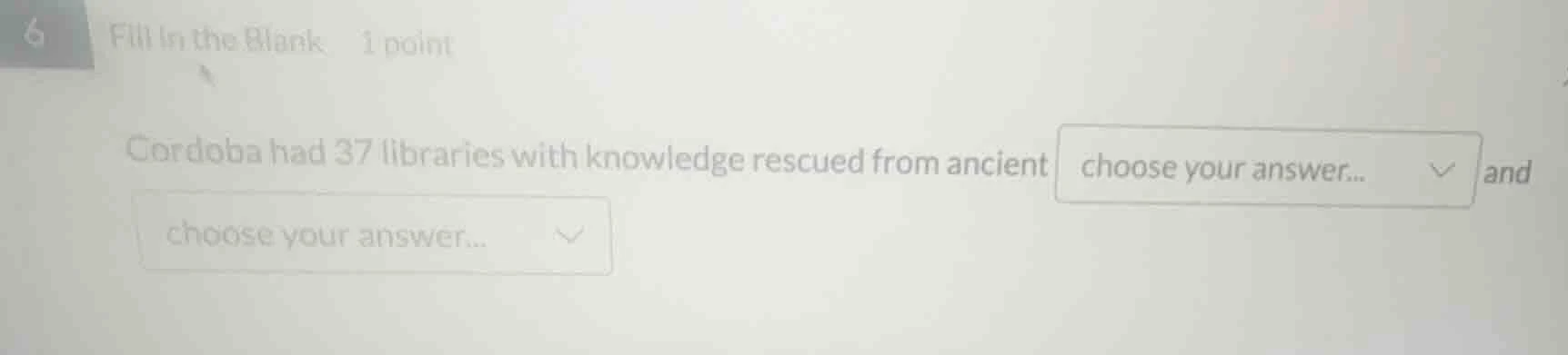 fill in the blank 1 point cordoba had 37 libraries with knowledge rescu…