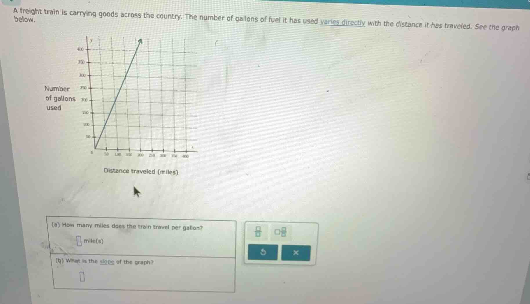 a freight train is carrying goods across the country. the number of gal…