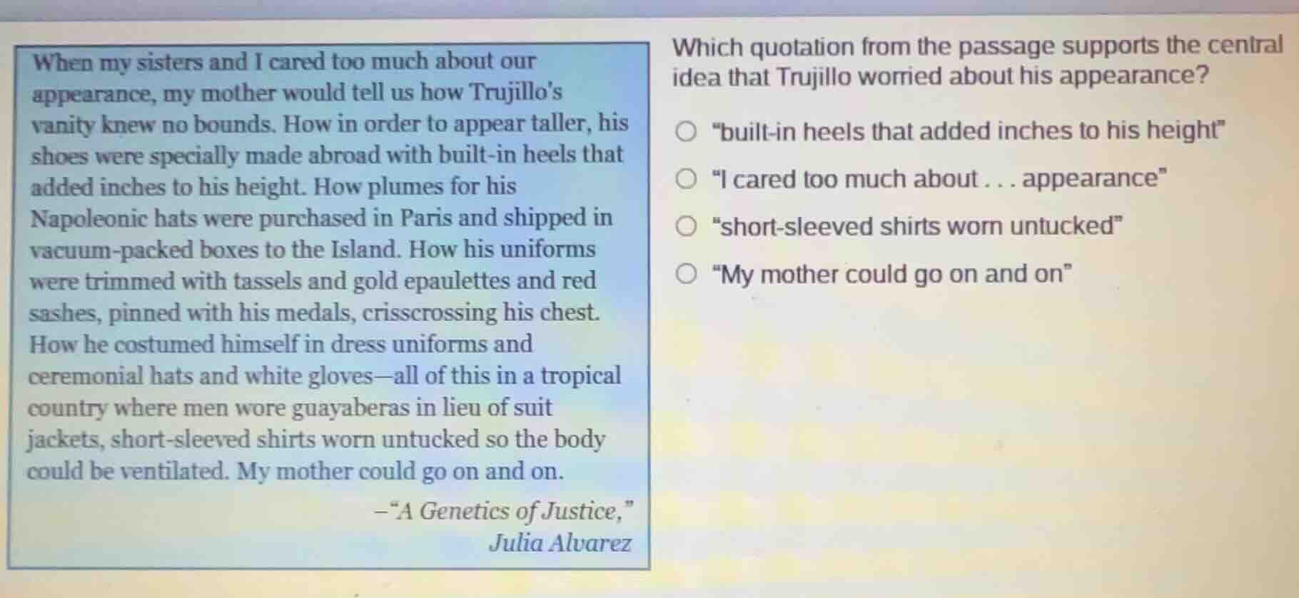 when my sisters and i cared too much about our appearance, my mother wo…