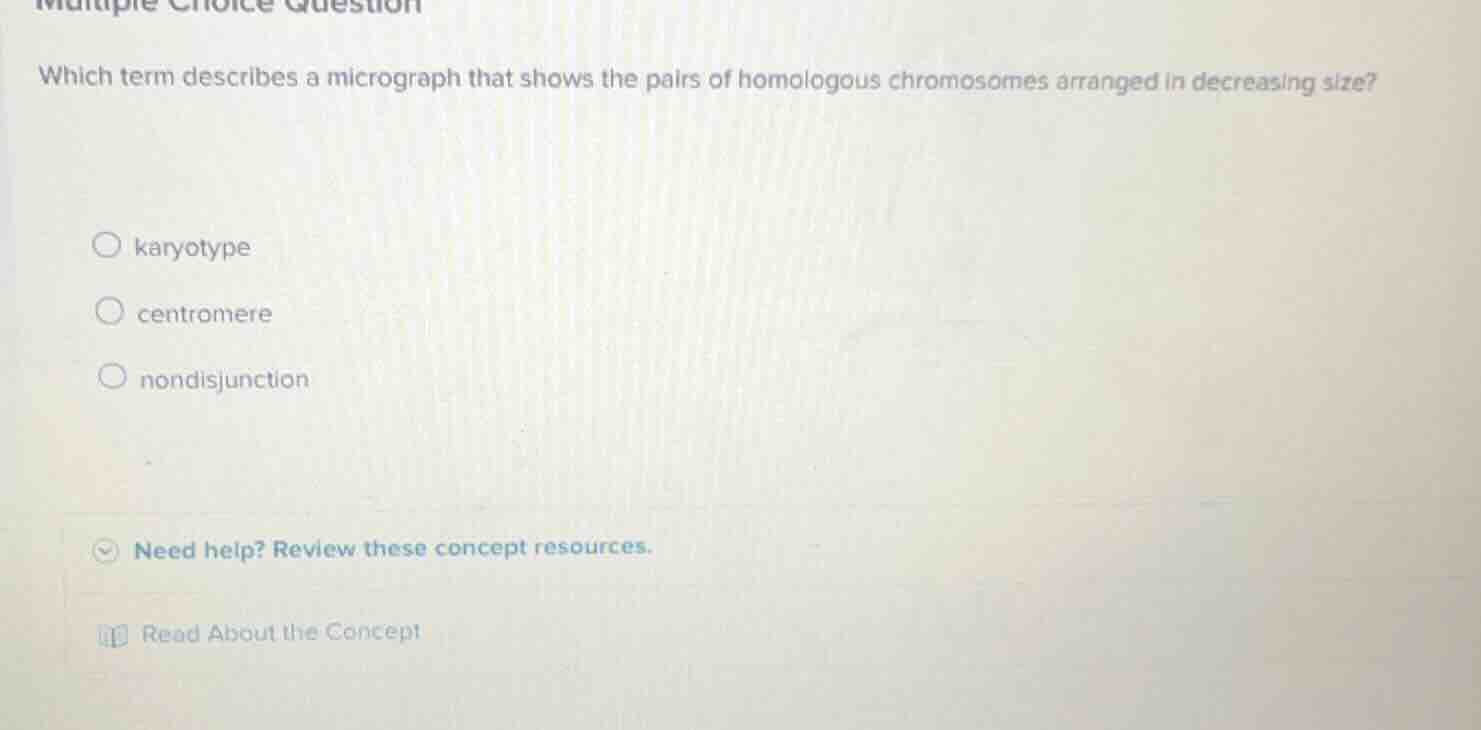 multiple choice question which term describes a micrograph that shows t…