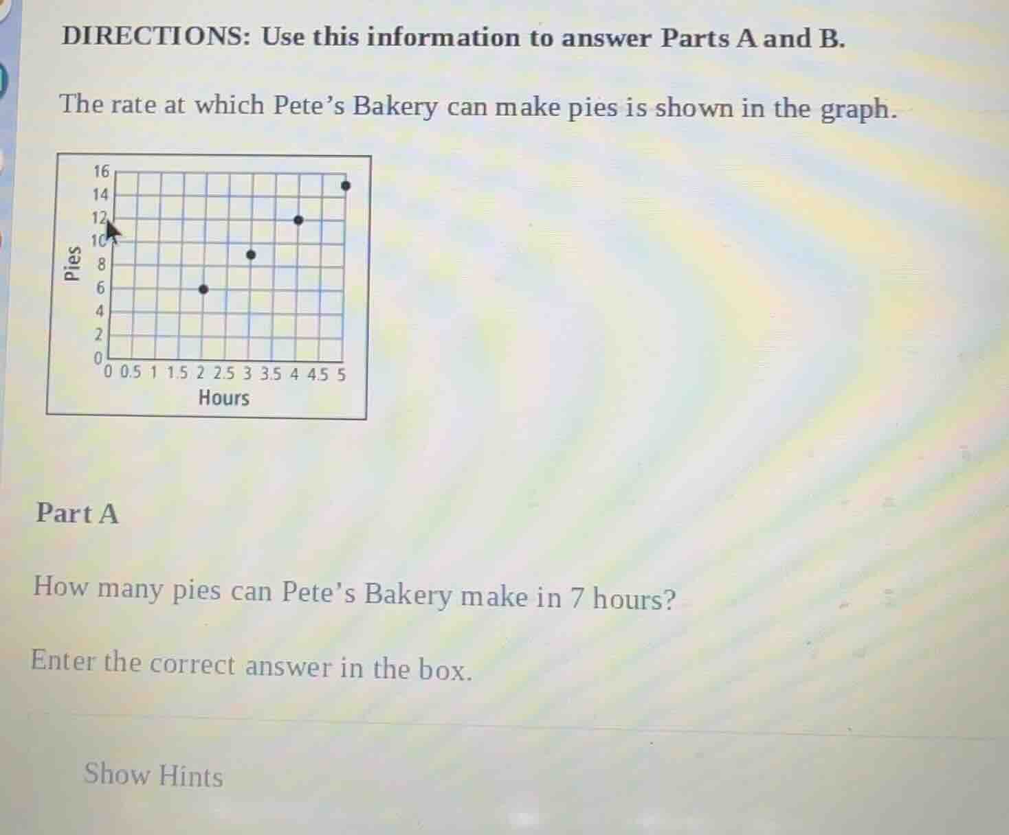 directions: use this information to answer parts a and b. the rate at w…