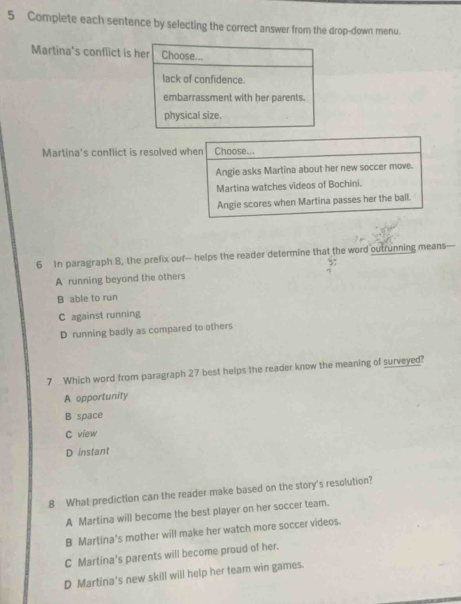 5 complete each sentence by selecting the correct answer from the drop …