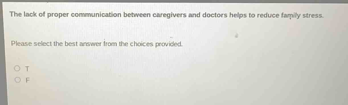 the lack of proper communication between caregivers and doctors helps t…