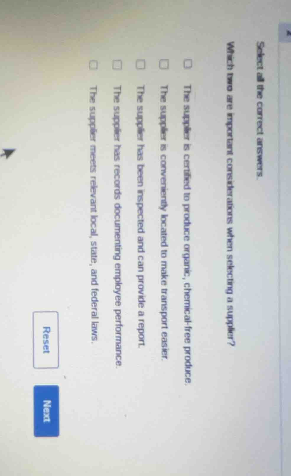 select all the correct answers. which two are important considerations …