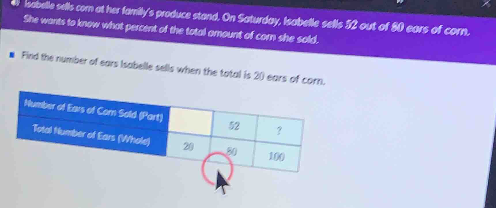 isabelle sells corn at her family’s produce stand. on saturday, isabell…