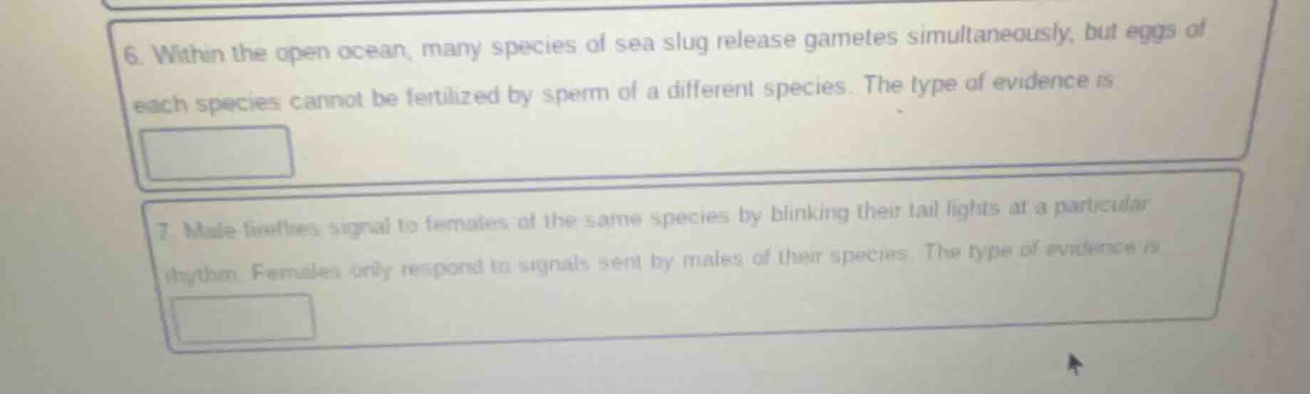 6. within the open ocean, many species of sea slug release gametes simu…