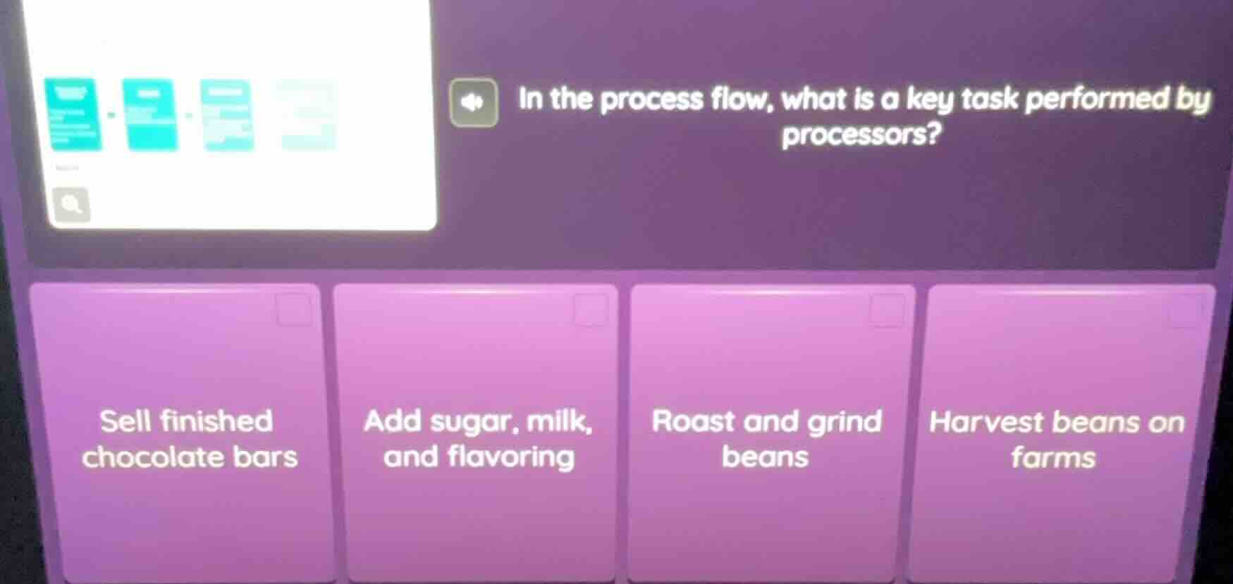 in the process flow, what is a key task performed by processors? sell f…