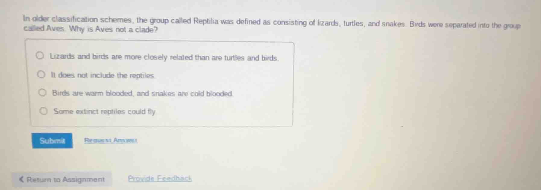 in older classification schemes, the group called reptilia was defined …