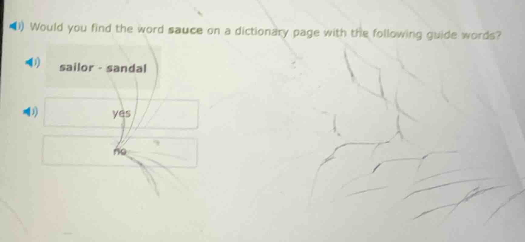 1) would you find the word sauce on a dictionary page with the followin…