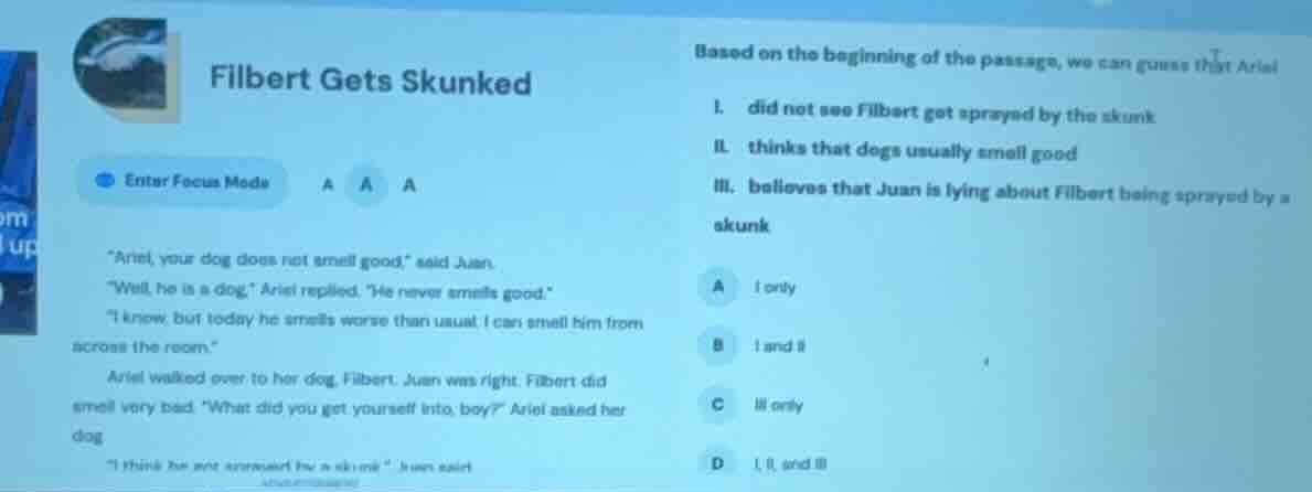 filbert gets skunked enter focus mode \ariel, your dog does not smell g…