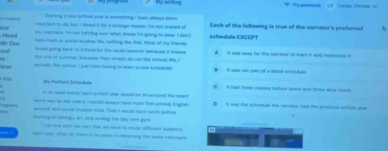 starting a new school year is something i have always been reluctant to…