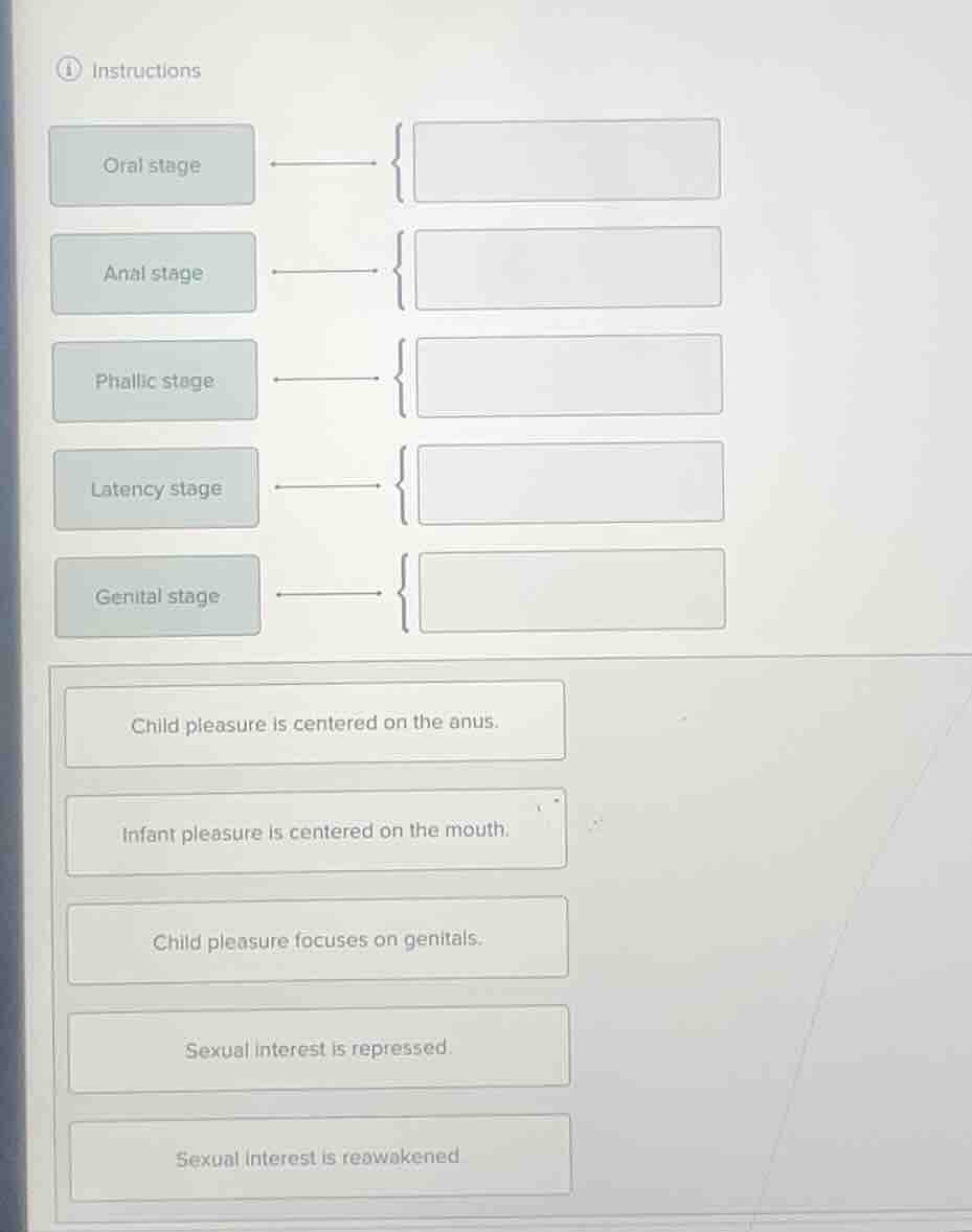 instructions oral stage anal stage phallic stage latency stage genital …