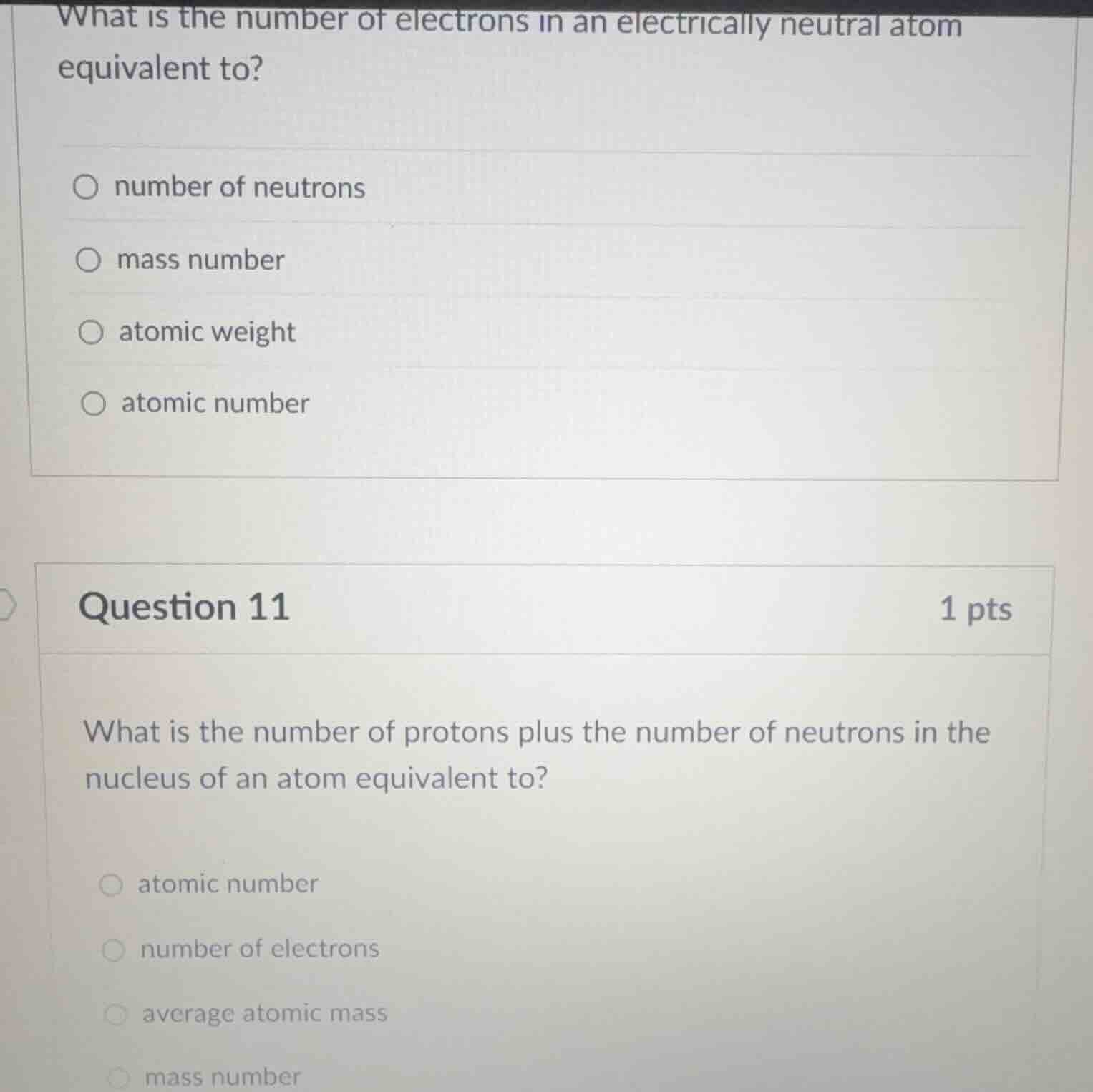 what is the number of electrons in an electrically neutral atom equival…