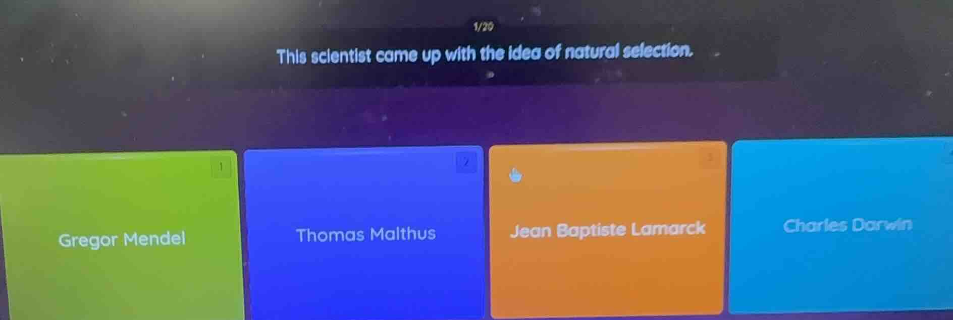 this scientist came up with the idea of natural selection. gregor mende…