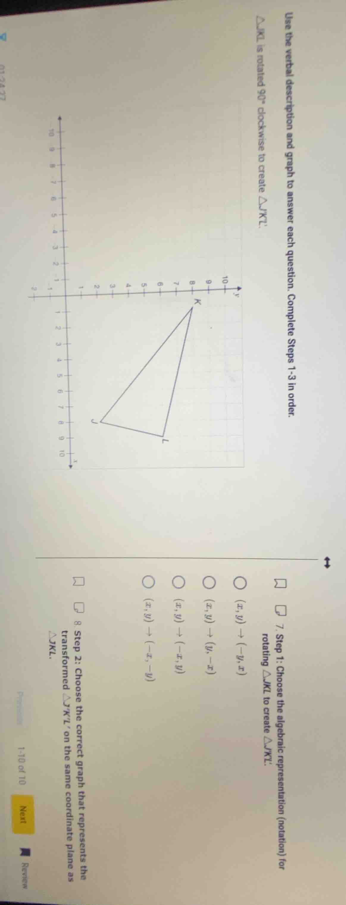use the verbal description and graph to answer each question. complete …
