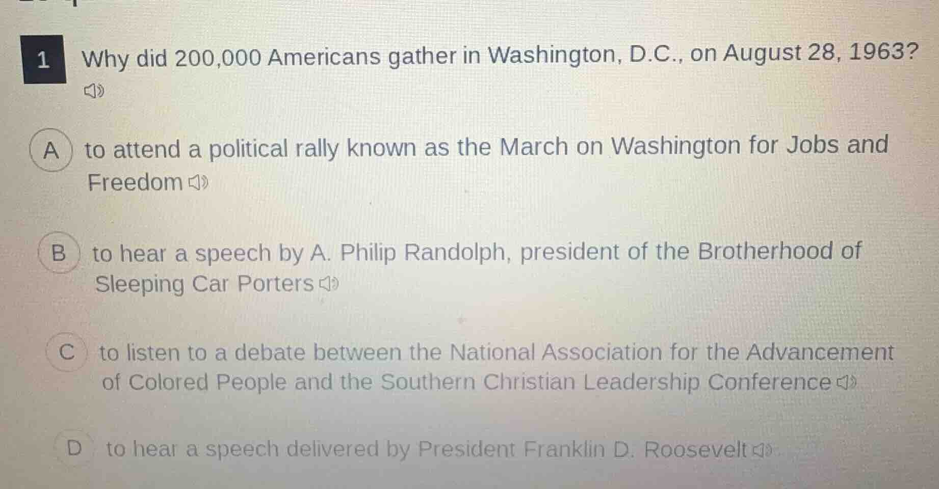 1 why did 200,000 americans gather in washington, d.c., on august 28, 1…