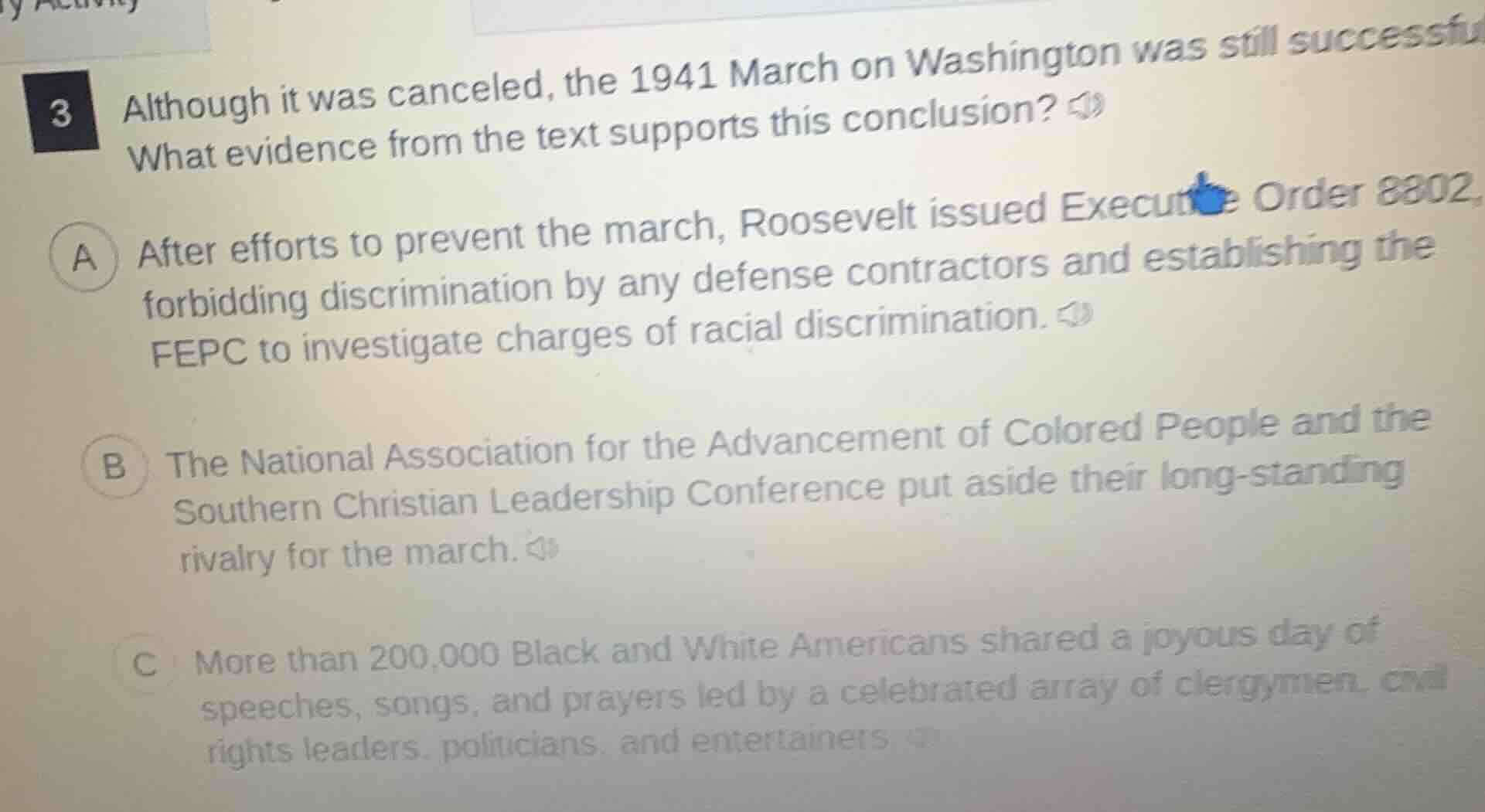 3 although it was canceled, the 1941 march on washington was still succ…