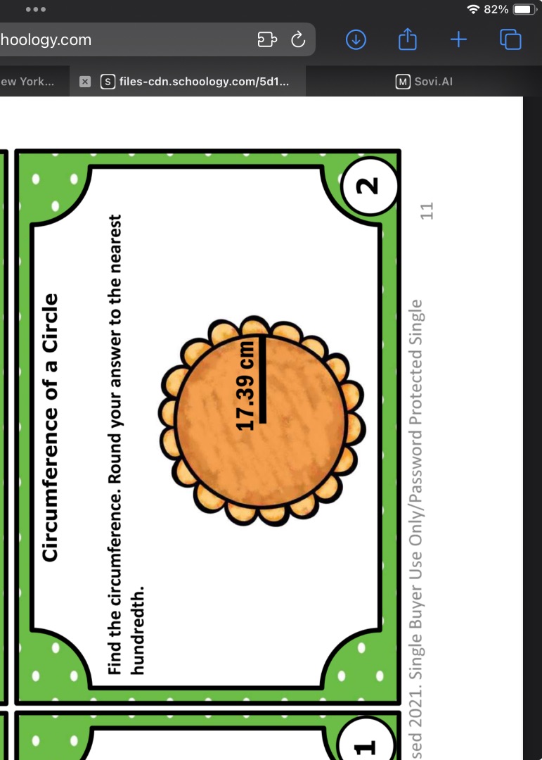 circumference of a circle find the circumference. round your answer to …