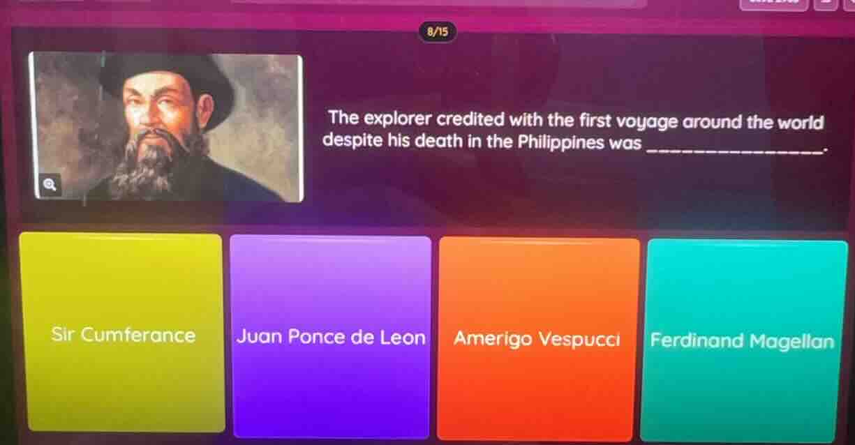 the explorer credited with the first voyage around the world despite hi…