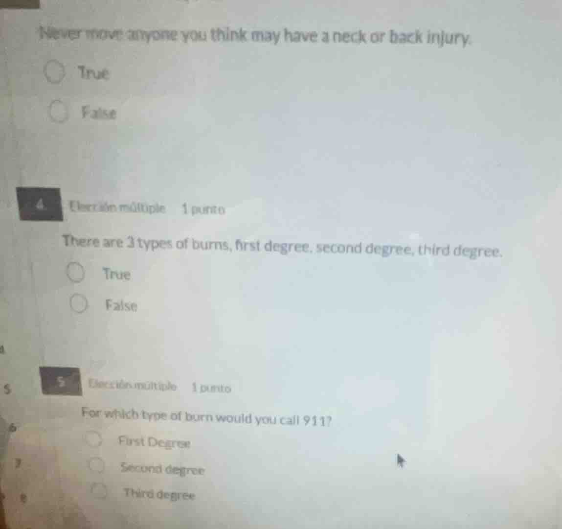 never move anyone you think may have a neck or back injury. true false …