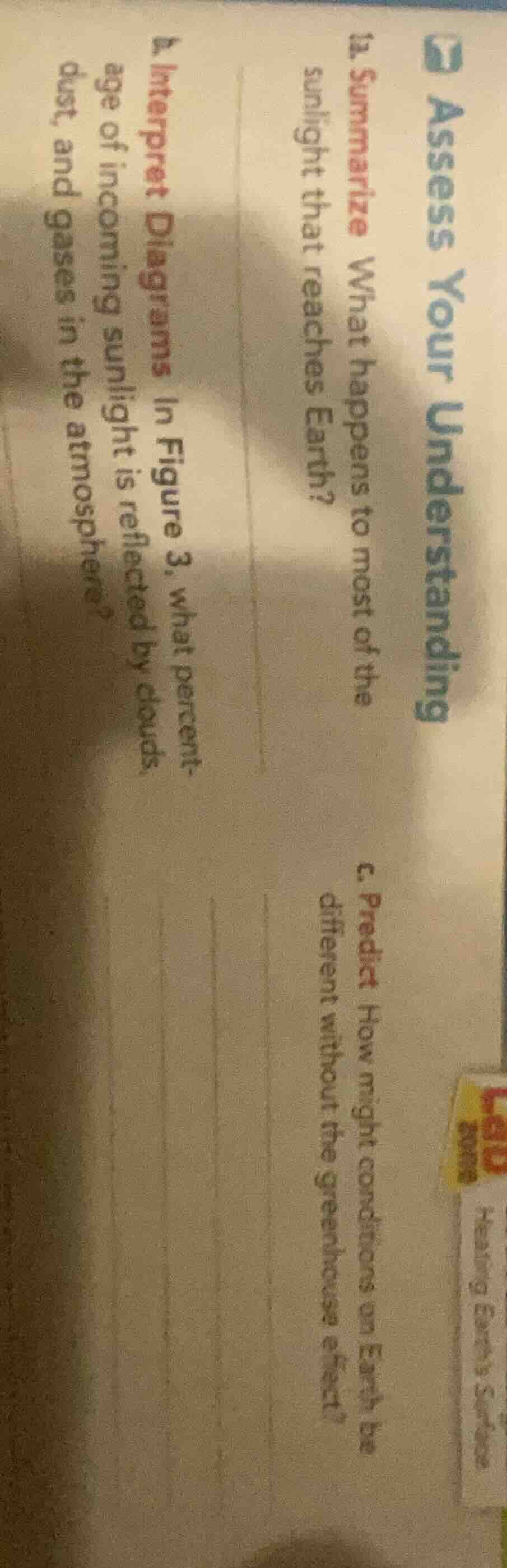 assess your understanding 11. summarize what happens to most of the sun…