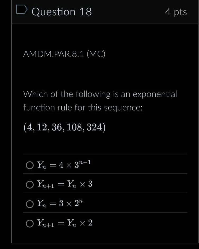 question 18 4 pts amdm.par.8.1 (mc) which of the following is an expone…