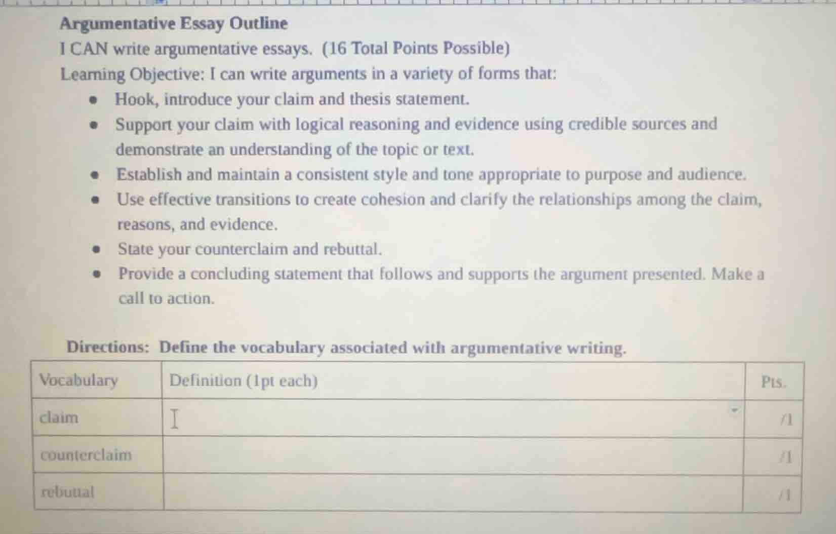 argumentative essay outline i can write argumentative essays. (16 total…