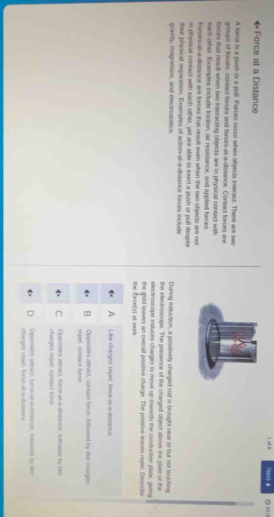 force at a distance a force is a push or a pull. forces occur when obje…