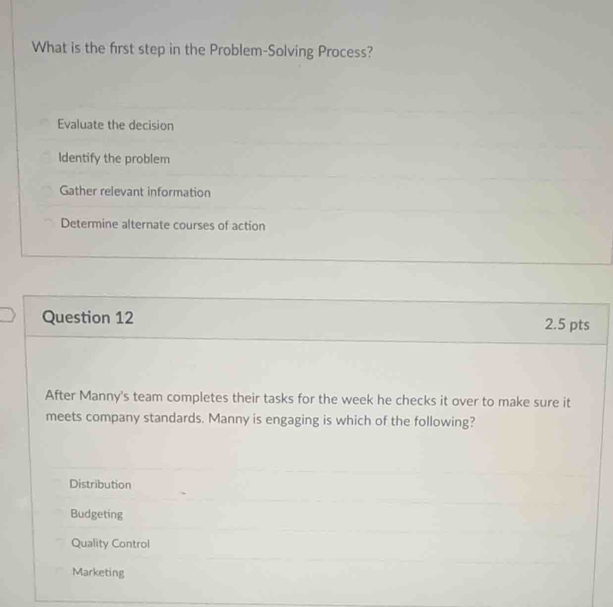 what is the first step in the problem - solving process? evaluate the d…