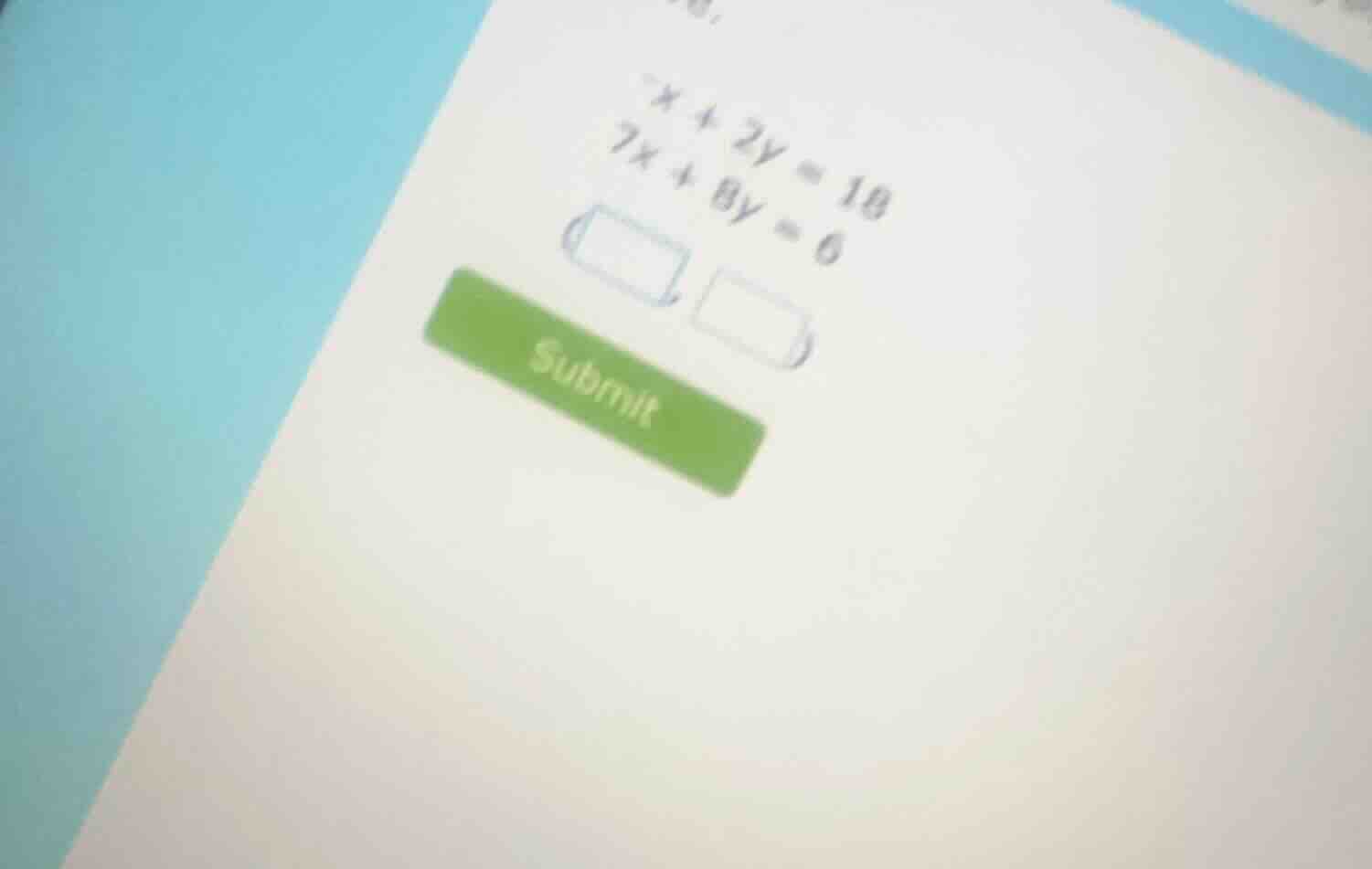 -x + 2y = 18\ 7x + 8y = 6\ (\\square, \\square)