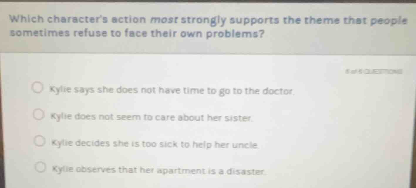 which characters action most strongly supports the theme that people so…