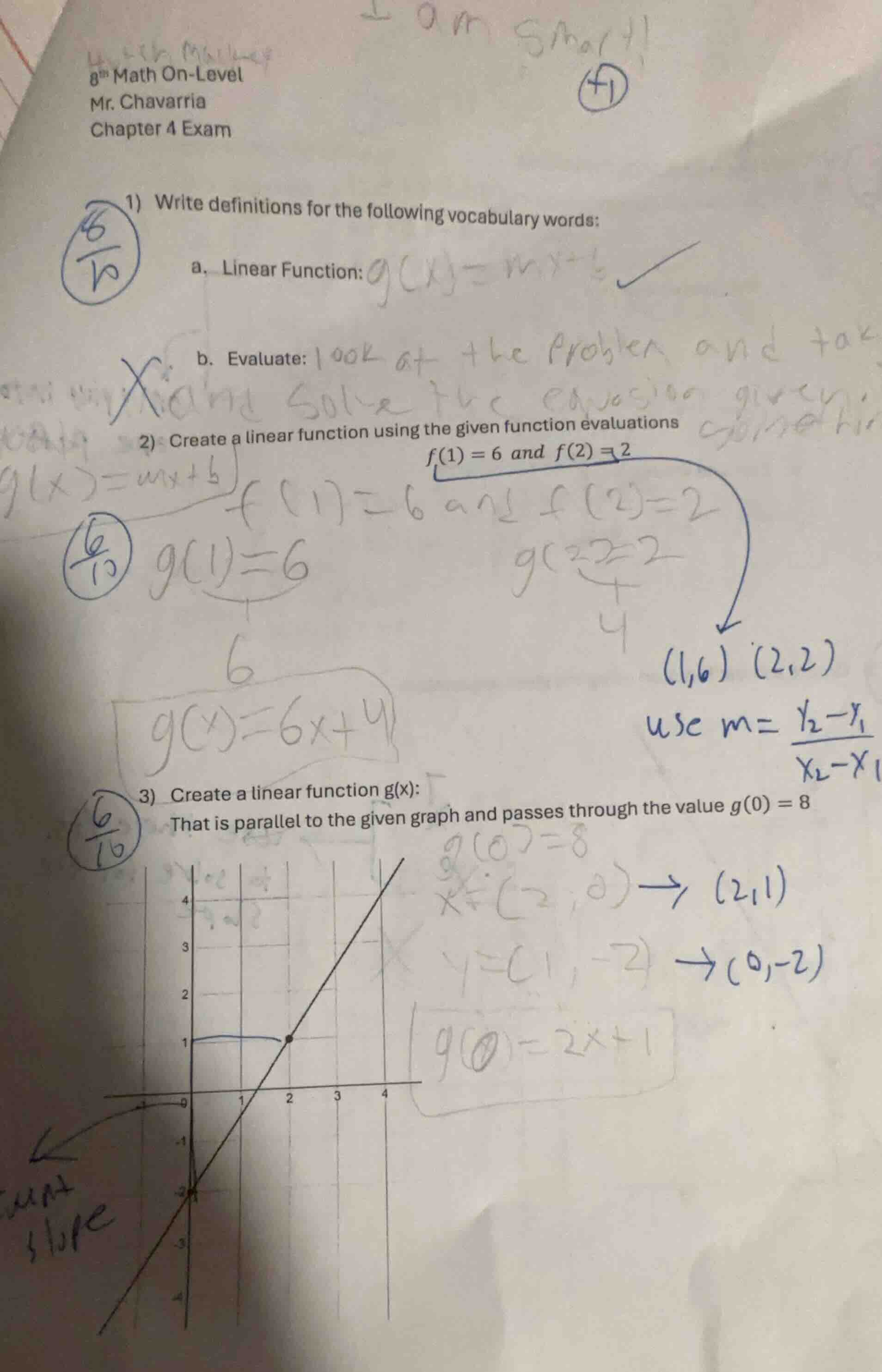 8th math on-level mr. chavarria chapter 4 exam 1) write definitions for…